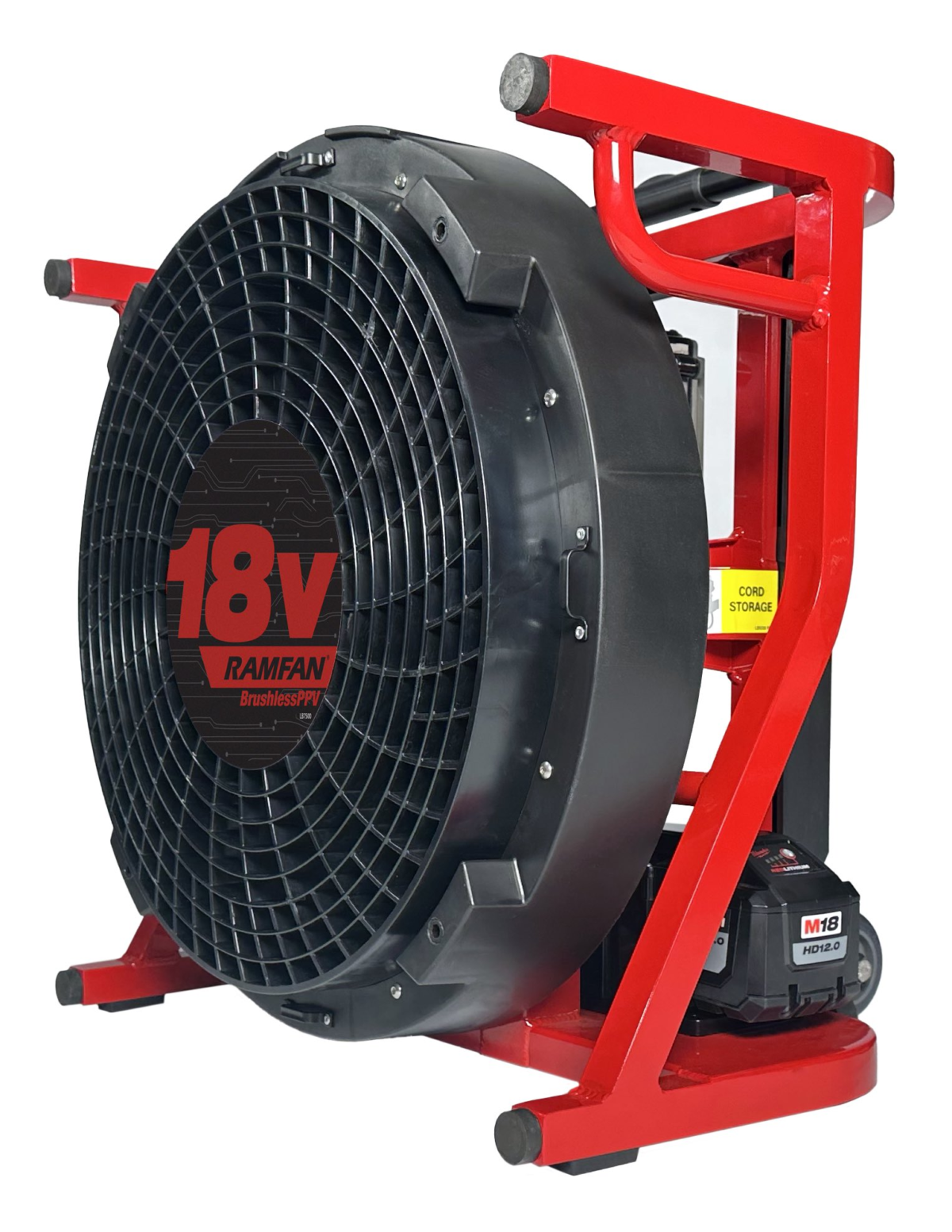Baterijski ventilator Ramfan 18V - Makita, Milwaukee i Dewalt baterije