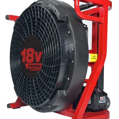 Baterijski ventilator Ramfan 18V - Milwaukee i Dewalt baterije