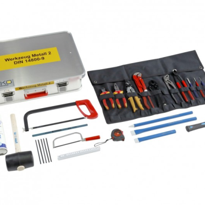 Aluminijska DIN kutija s ALATOM 2, DIN 14800-WKM 2, set