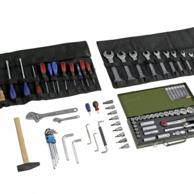 Aluminijska DIN kutija sa ALATOM 1, DIN 14800-WKM 1, set