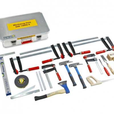 Aluminijska DIN kutija za alat LES, DIN 14800-WKH, set