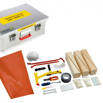 Aluminijska DIN kutija za prometne nezgode DIN 14800-VUK, set