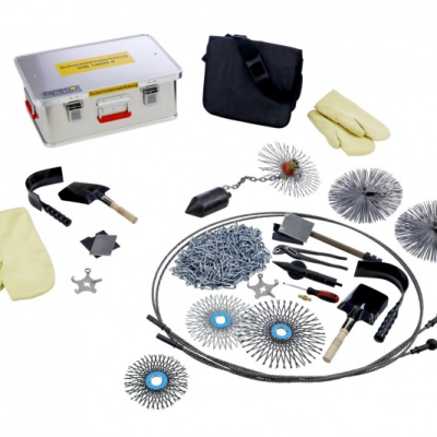 Aluminijska kutija sa alatom za dimnjak, DIN14800-SSWK sa lancem 30m